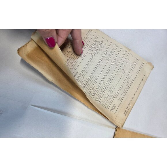 Vintage Advance Sewing Patterns Pre-Cut Un-printed 6444 & 5511 Size 12 1940s-50s - Picture 4 of 6